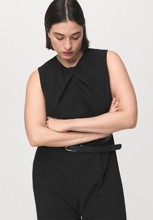 MANGO - Jumpsuit sabina- black