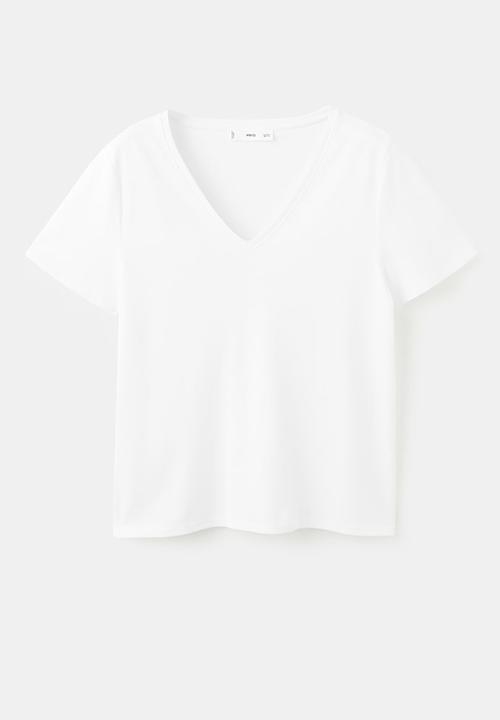 MANGO - T-shirtritapi - white