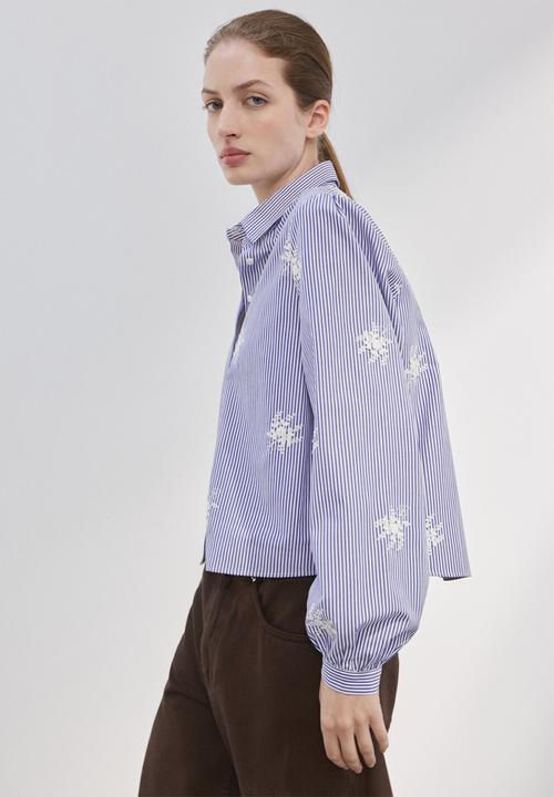 MANGO - Shirt maja- light/pastel blue