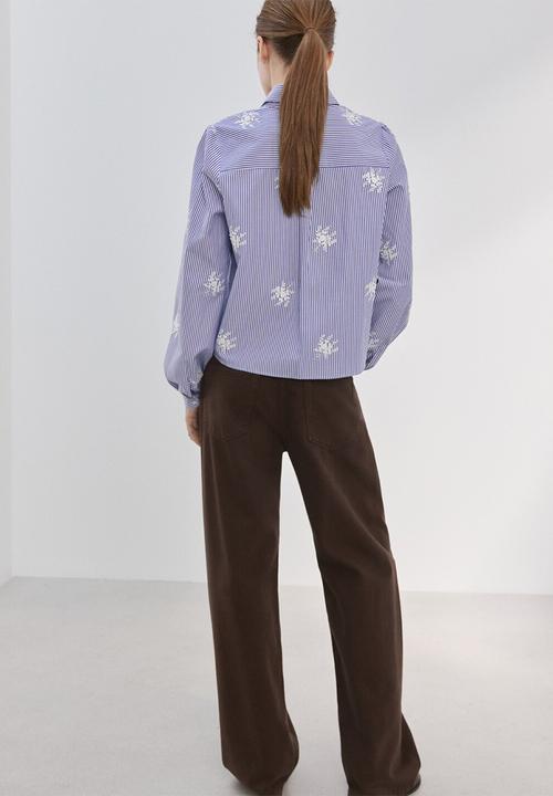 MANGO - Shirt maja- light/pastel blue