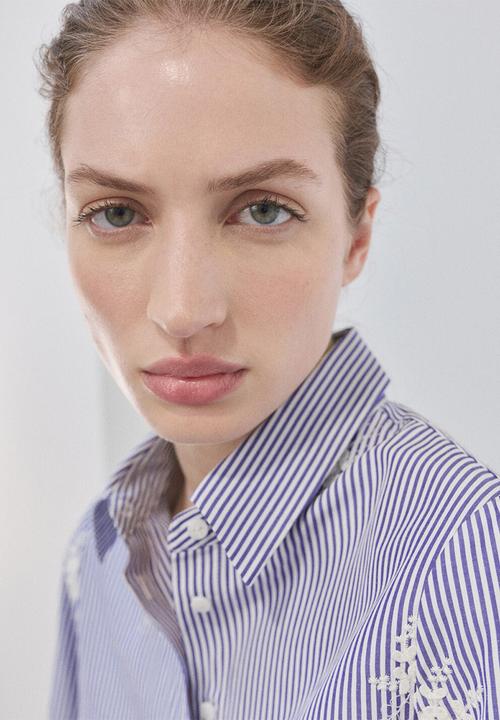 MANGO - Shirt maja- light/pastel blue