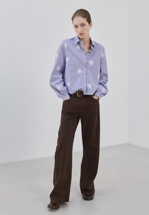 MANGO - Shirt maja- light/pastel blue