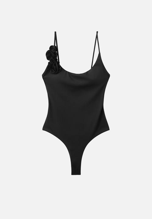 MANGO - Swimsuit maui- black