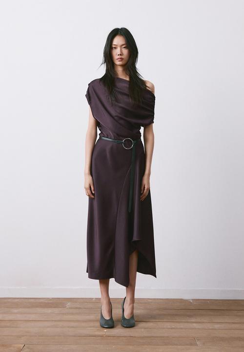 MANGO - Dress mery- dark brown
