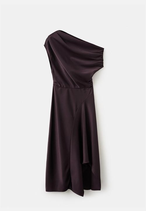 MANGO - Dress mery- dark brown