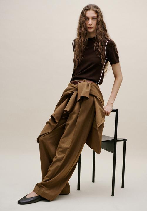 MANGO - Sweater felice- dark brown