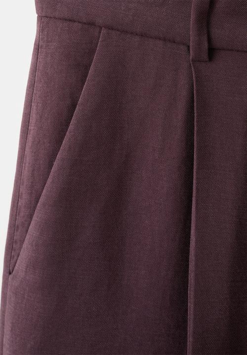 MANGO - Trousers veronica- medium purple