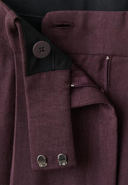 MANGO - Trousers veronica- medium purple