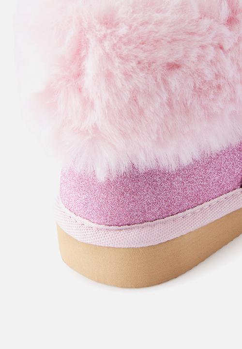 Cotton On - Kids Home Boot - Tea Party Pink
