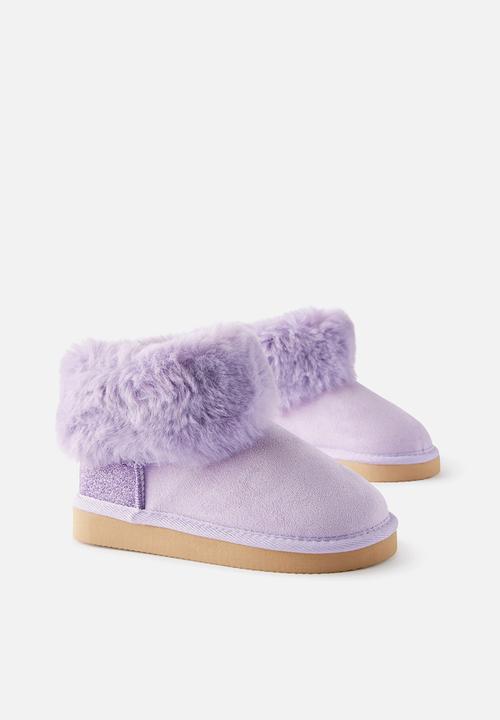 Cotton On - Kids Home Boot - Vintage Lilac
