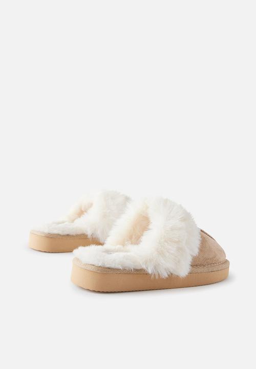 Cotton On - Kids Slipper Slide - Latte Cream