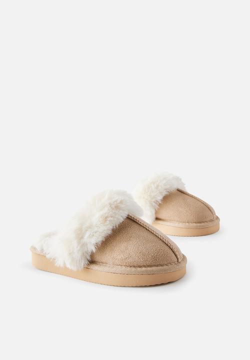 Cotton On - Kids Slipper Slide - Latte Cream