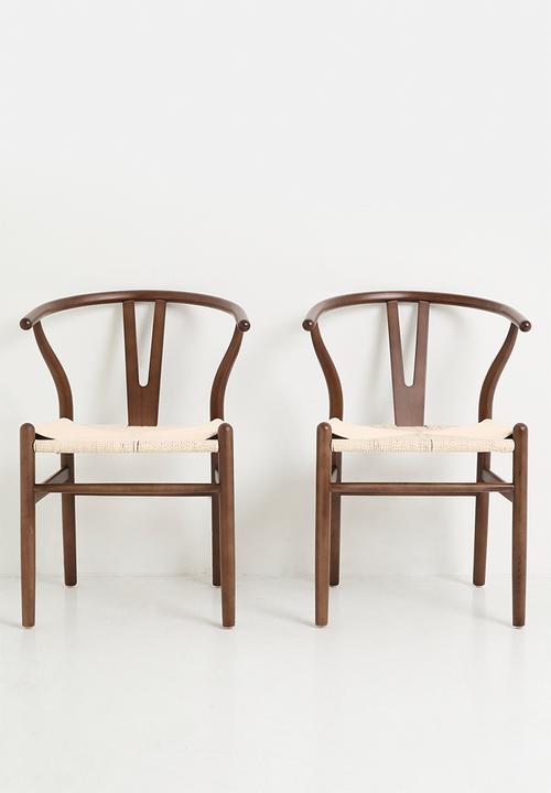 Sixth Floor - Harmony Dining Chair Set of 2 - Walnut