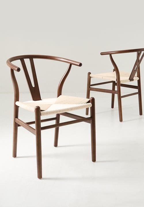 Harmony Dining Chair Set of 2 - Walnut