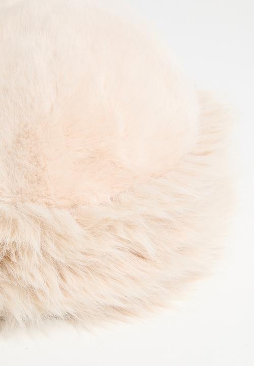 Tessa Design - Brynn Faux Fur Brim Hat - Cream