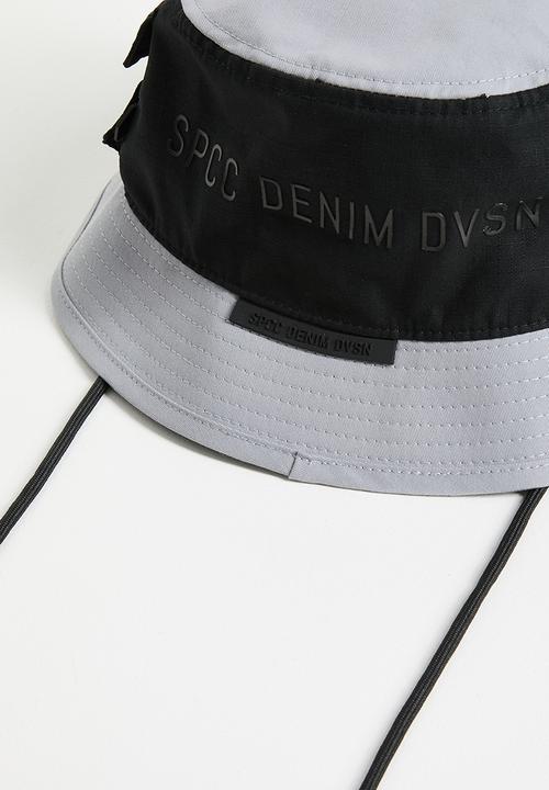 S.P.C.C - Ashby Bucket Hat  - Black/Grey