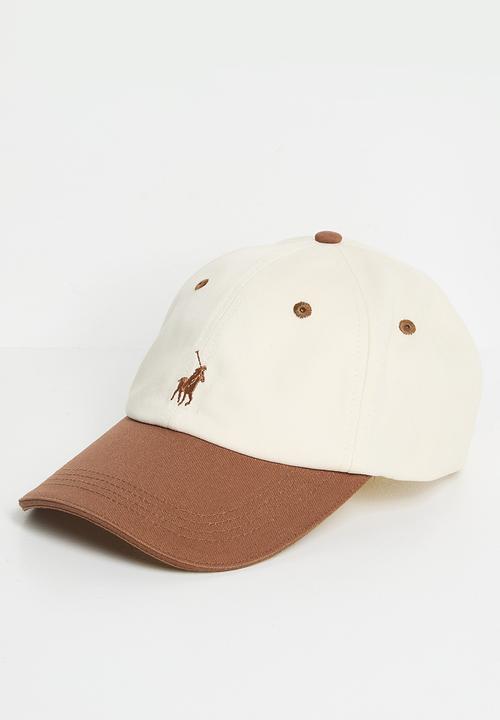 POLO - 6 Panel Two Tone Peak - Tan