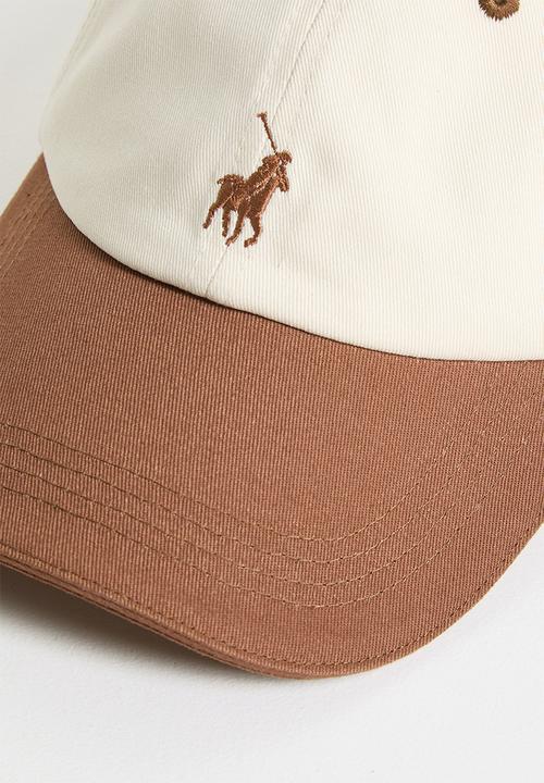 POLO - 6 Panel Two Tone Peak - Tan