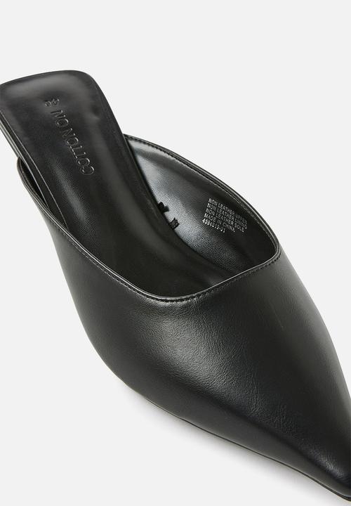 Cotton On - Kai kitten heel - black smooth