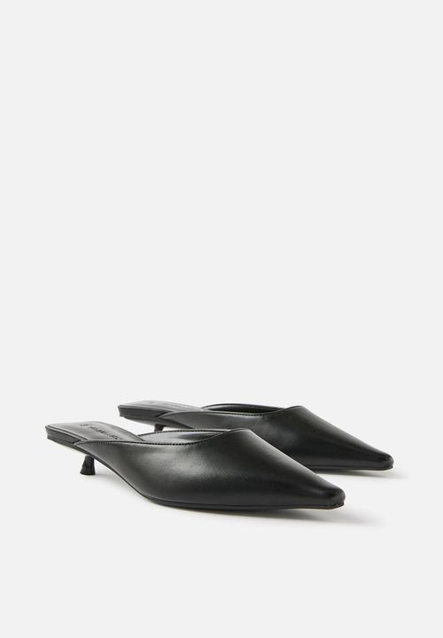 Cotton On - Kai kitten heel - black smooth
