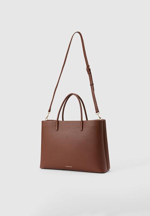 Forever New - Romy refined laptop bag in chocolate