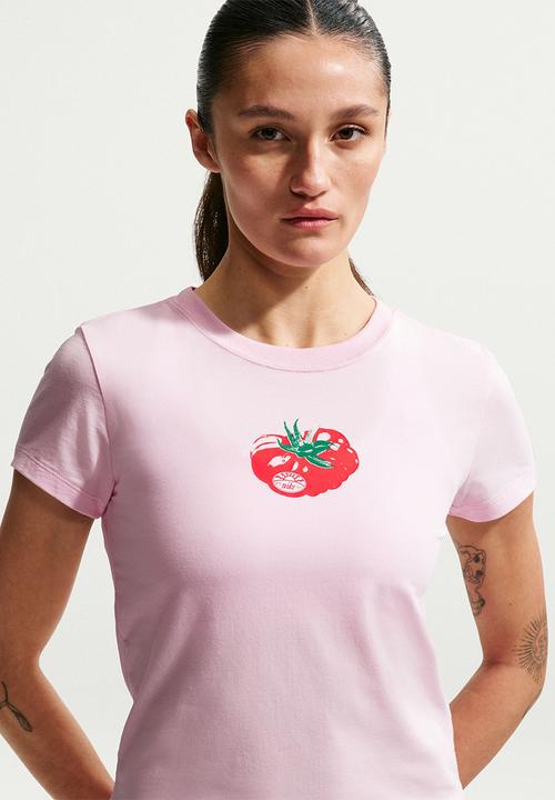 Nike - W Nsw Chllknt Modcrp Tmato Tee - Pink Foam