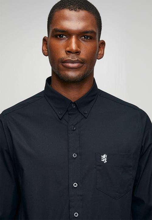 Pringle of Scotland - Jacob Long Sleeve Classic Stretch Shirt - Navy