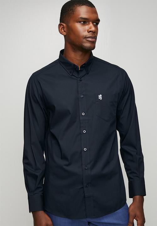 Pringle of Scotland - Jacob Long Sleeve Classic Stretch Shirt - Navy
