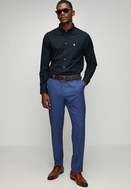 Pringle of Scotland - Jacob Long Sleeve Classic Stretch Shirt - Navy