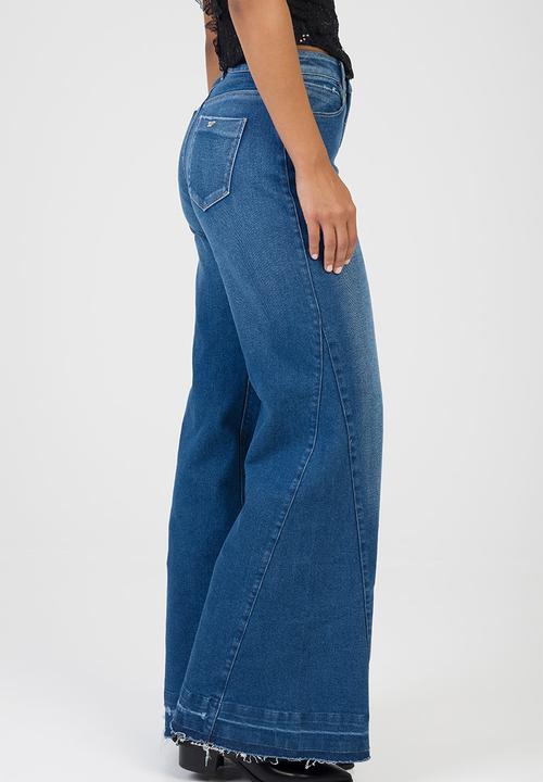 SISSY BOY - Gia Wide Leg Jeans  - Medium Vintage