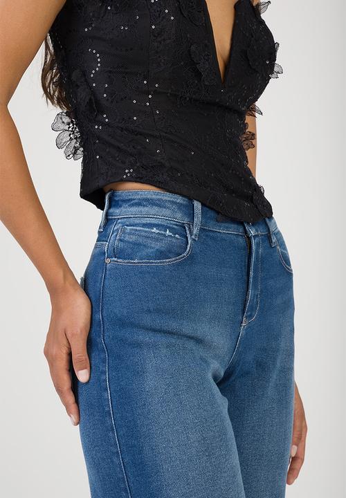 SISSY BOY - Gia Wide Leg Jeans  - Medium Vintage