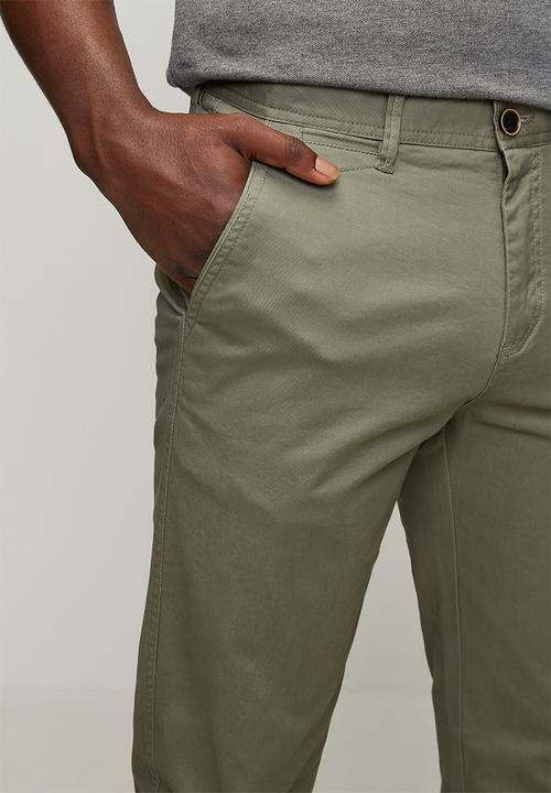 Pringle of Scotland - Jorge Tailored Fit Chino - Fatigue