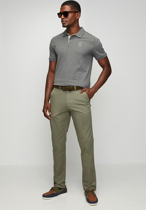 Pringle of Scotland - Jorge Tailored Fit Chino - Fatigue