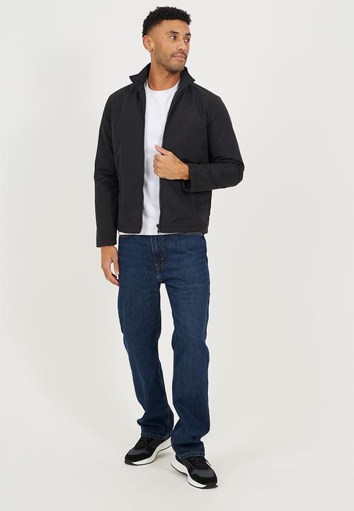 Zip Through Jacket- Black