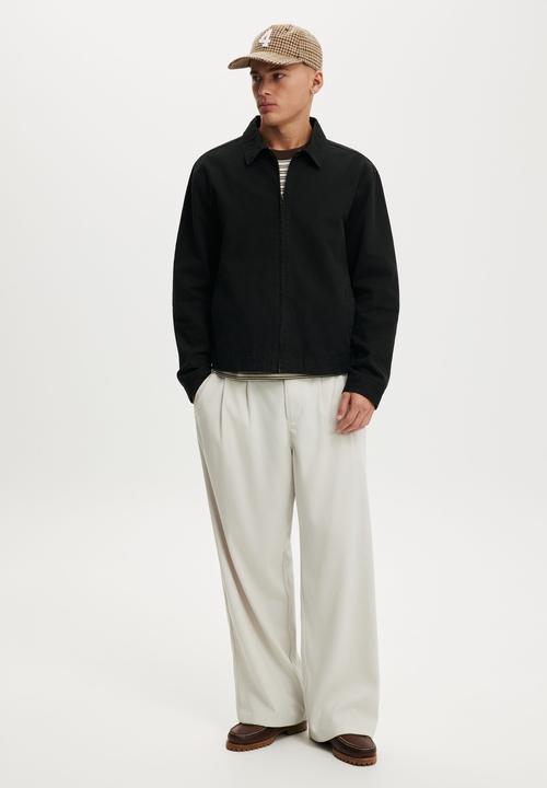 Cotton On - Harrington Jacket - Rinsed Black