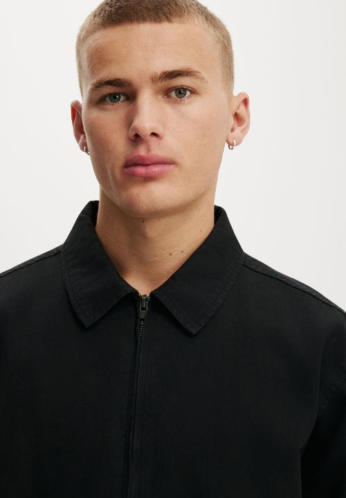 Cotton On - Harrington Jacket - Rinsed Black