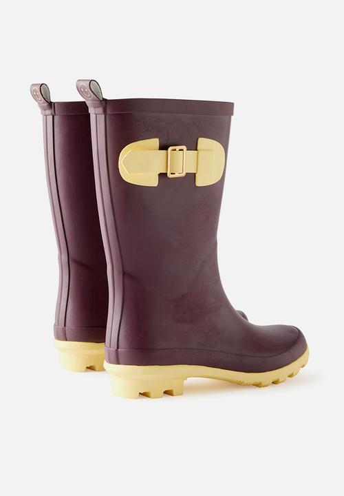 Cotton On - Kids Tall Rainboot - Bordeaux