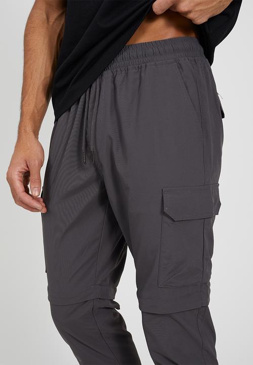 Brave Soul - Taslan Cargo Pant - Charcoal