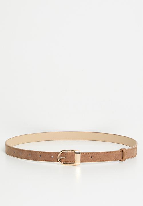 Tessa Design - Billie Skinny Belt - Brown
