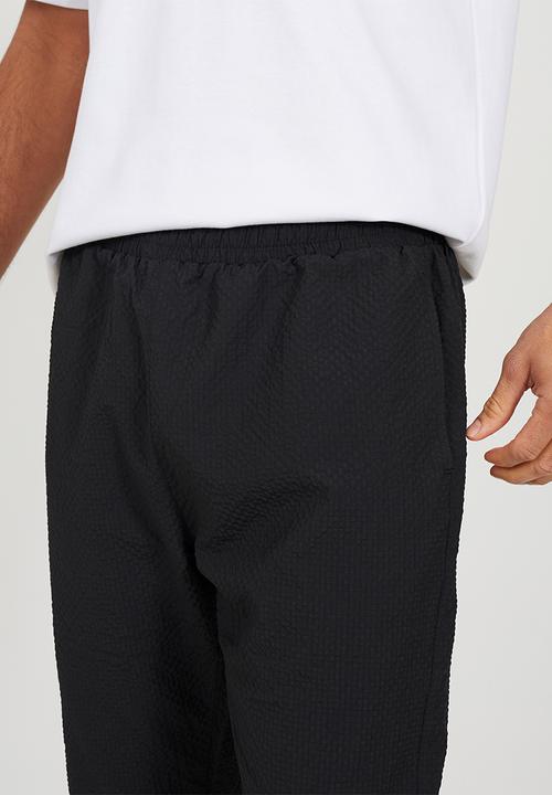 Brave Soul - Seersucker Pant - Black