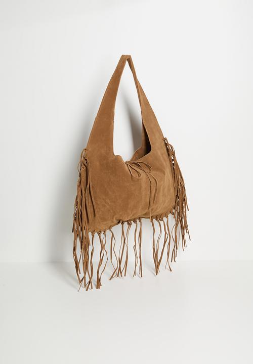 Tessa Design - Ada Tassle Slouch Bag - Tan