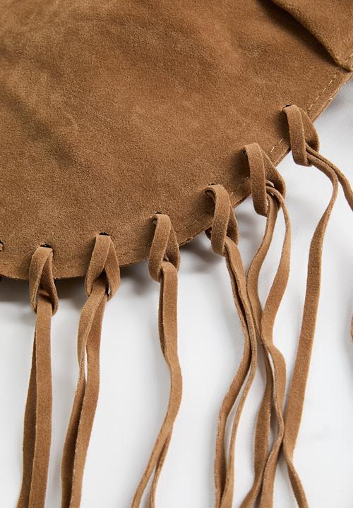 Tessa Design - Ada Tassle Slouch Bag - Tan