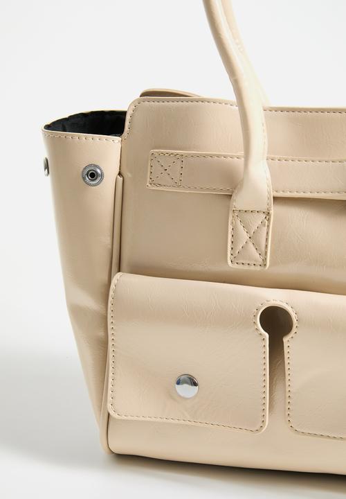 Tessa Design - Adira Satchel Bag - Cream