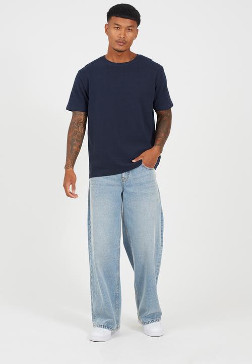 Brave Soul - Crew Neck Tshirt  - Navy