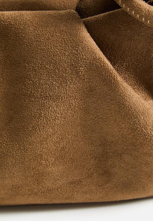 Tessa Design - Agnes Top Handle Pouch Bag - Tan