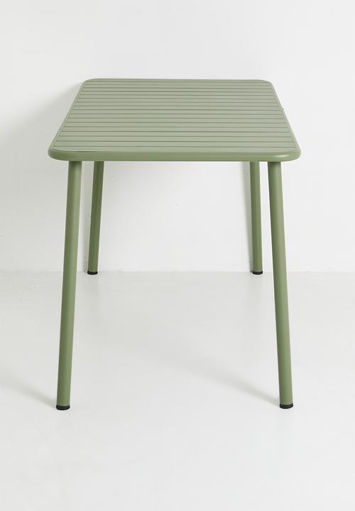 Sixth Floor - Fern Outdoor Dining Table - Green