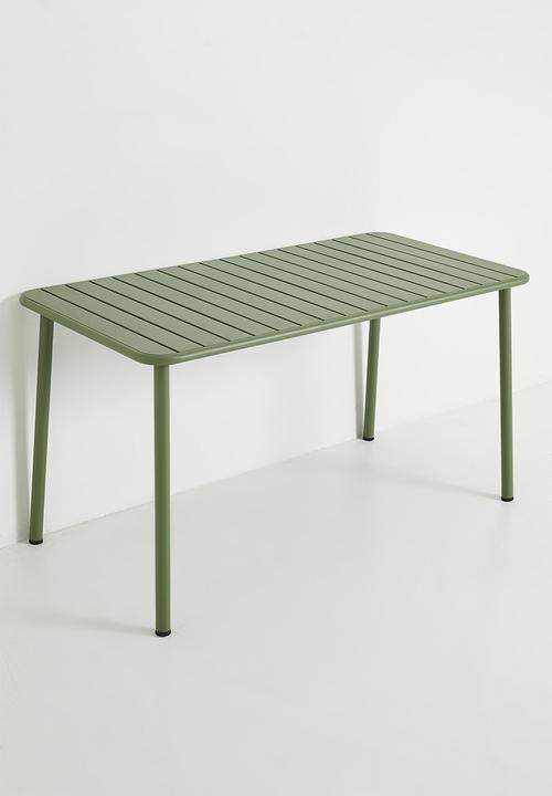 Fern Outdoor Dining Table - Green
