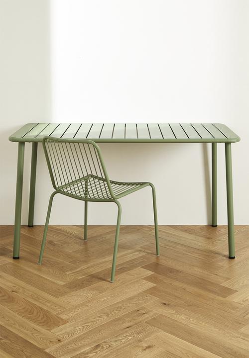 Sixth Floor - Fern Outdoor Dining Table - Green