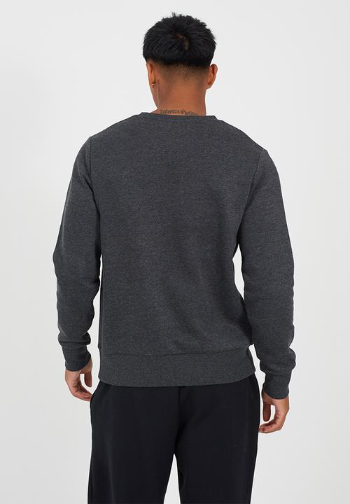 Brave Soul - Crew Neck Sweatshirt - Charcoal Marl