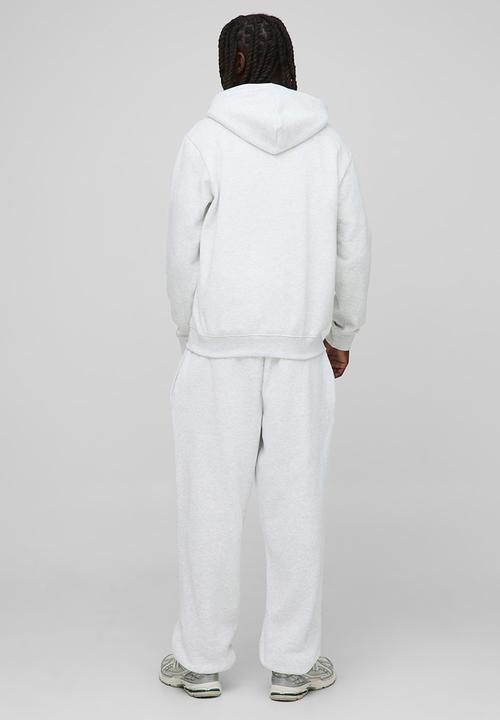 boohooMAN - Basic Regular Fit Over the Head Hoodie - Grey Marl